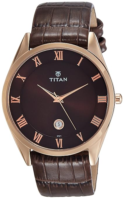 Analog Brown Dial Men's Watch-NK90054WL01