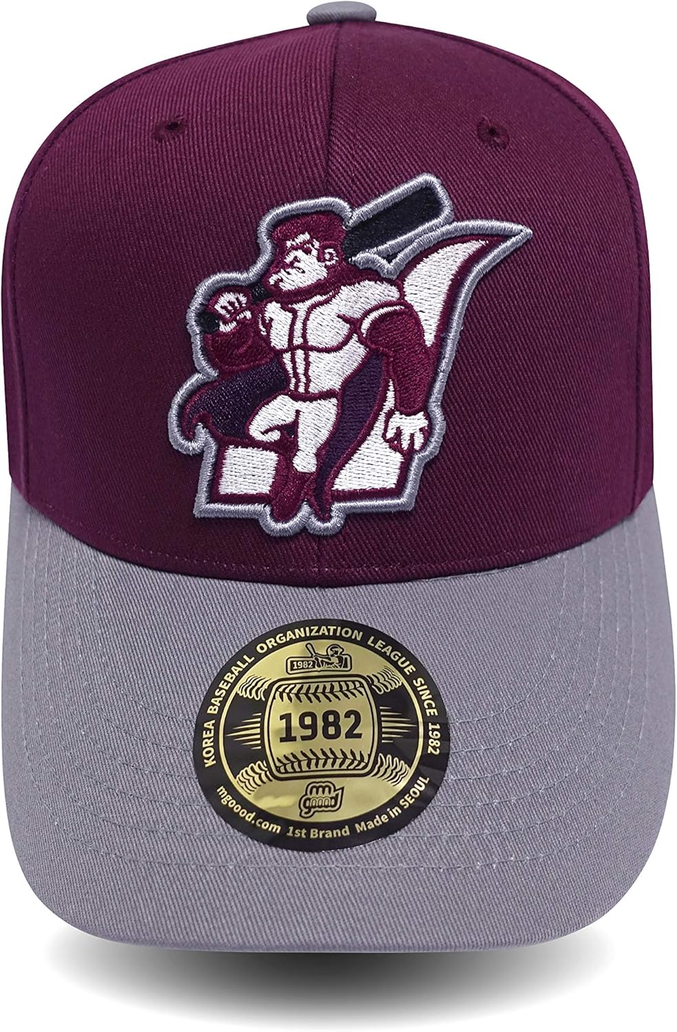 mgoood Baseball Caps Heroes Angry Series - Adjustable Snap Back Baseball Cap for Unisex-Adult… (Light Gray): Clothing