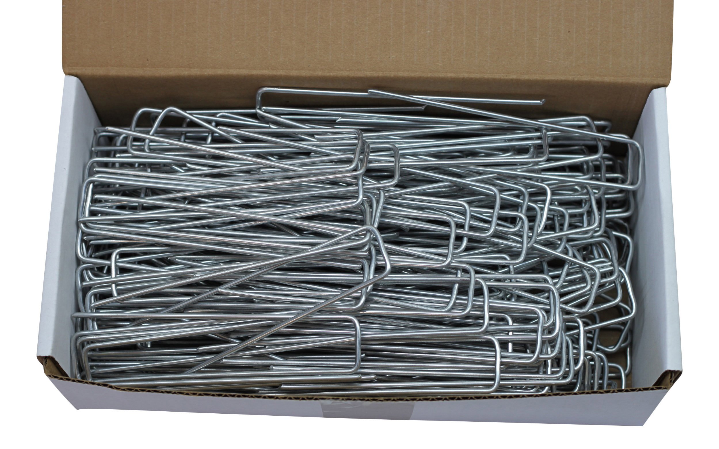 250 Galvanized Garden Landscape Staples Anti Rust Strong Professional