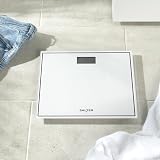 Salter Compact Digital Bathroom Scale 150kg LCD Step On Slim Glass Platform view 6