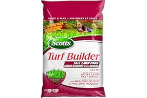 Scotts Fall Turf Builder Lawn Food 32-0-10, 5.2kg (400 sq meters / 4,306 sq feet coverage) | Prepare Your Lawn for Winter | F