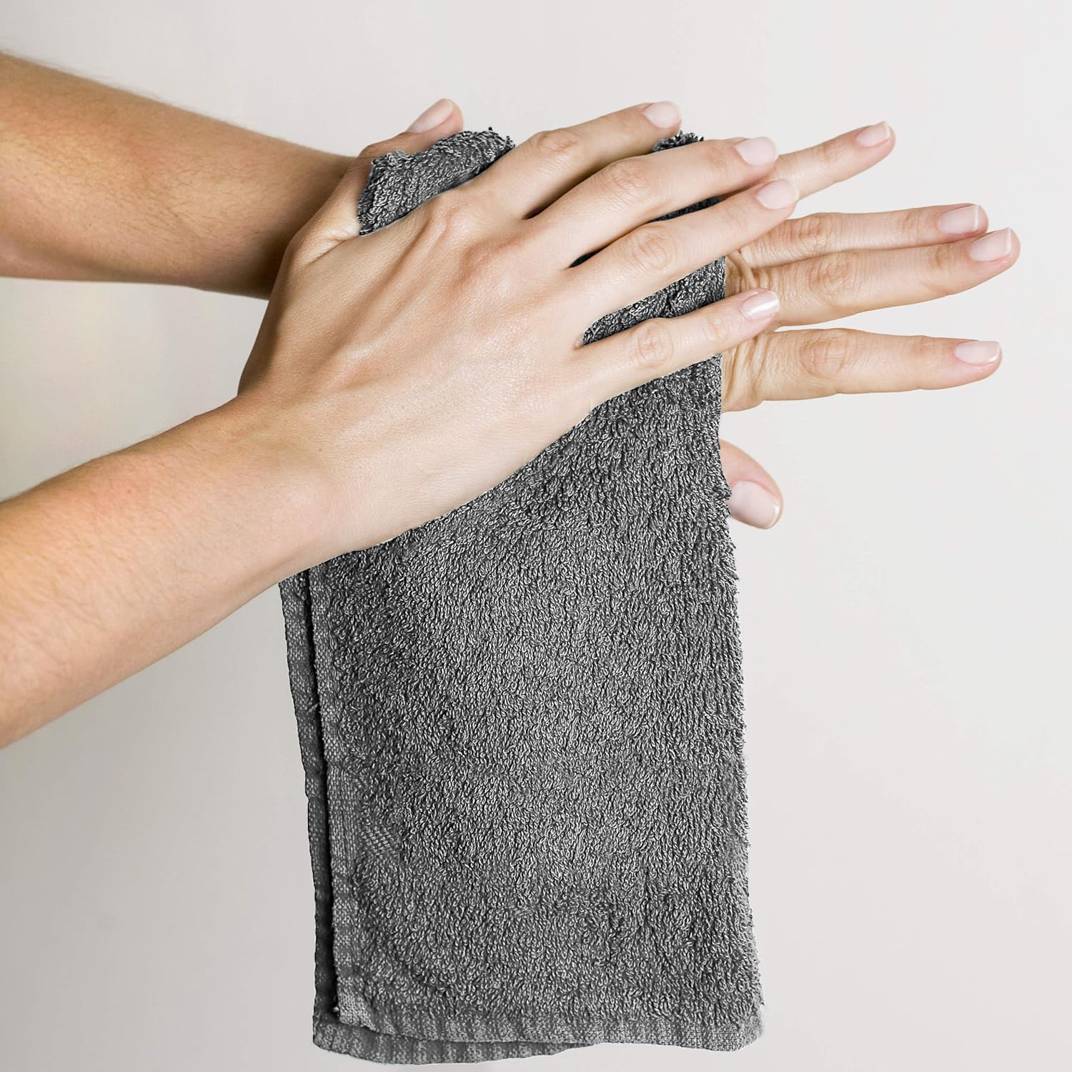 Utopia Towels, Flannel Face Cloths Set, 30 x 30 cm, 100% Ring Spun Cotton, Premium Quality Washcloths - Image 5