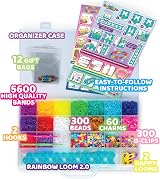Rainbow Loom Besties Loomi-Pals Mega Combo Loom Band Kit Bracelet Kit view 3