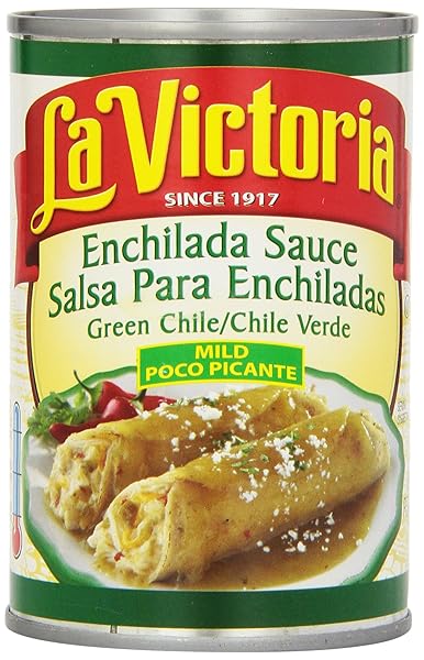 LA VICTORIA GREEN ENCHILADA SAUCE, MILD, 10 OUNCE