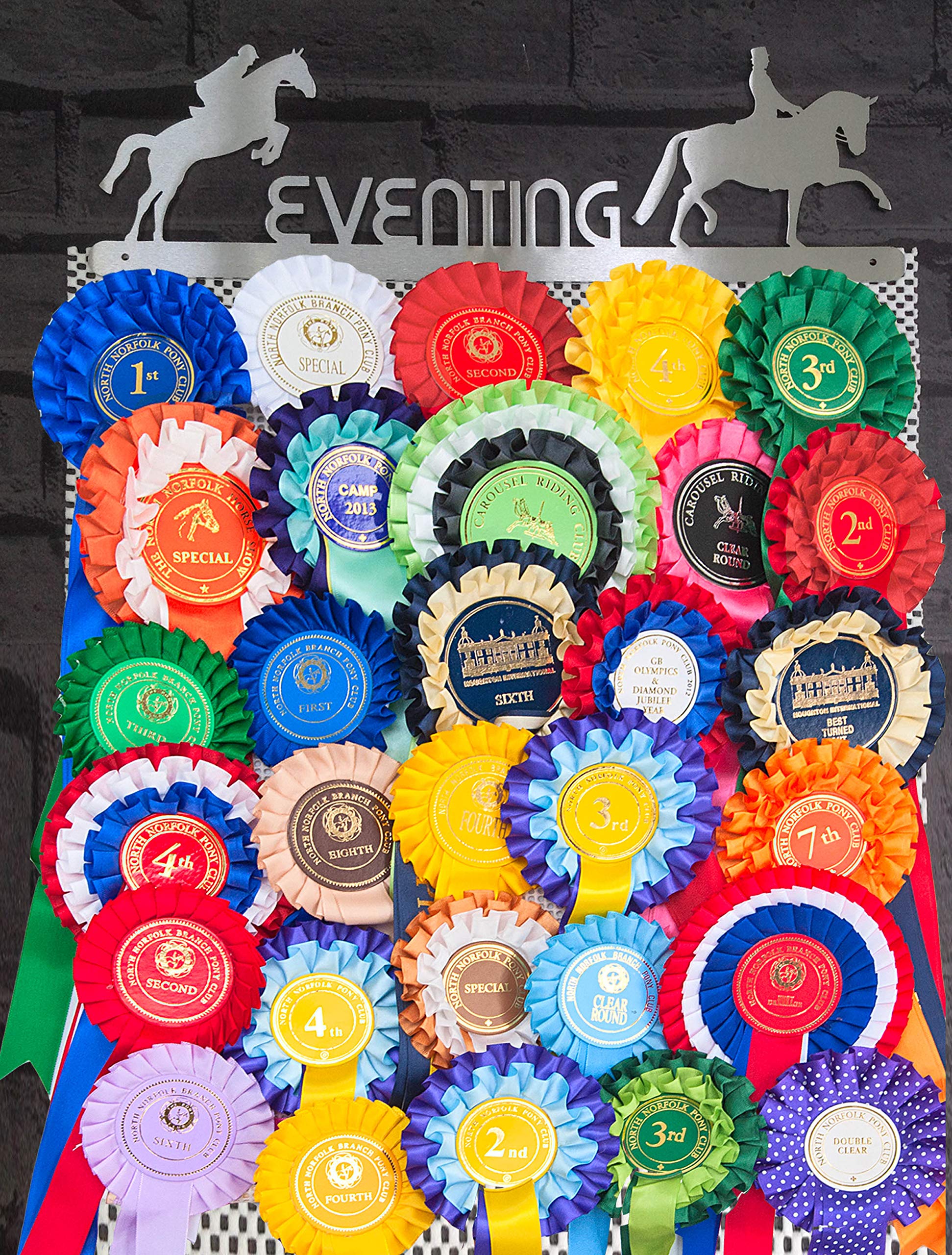 The Runners Wall Rosette Holder - Equestrian Rosette Holder - Equestrian Gift - Equestrian Rosette Display -Gifts For Horse Eventing - Rosette Display - Rosette Hanger - Eventing Rosette Holder