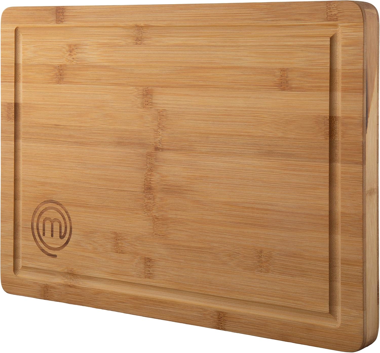 MasterChef Large Chopping Board Bamboo Butchers Block 39cm x 27cm x 3cm (18" x 10.5" x 1") Thick - Image 4