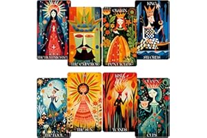 Tzxamsez Wonderland Tarot Deck, Tarot Cards for Beginners, Fortune Telling Cards