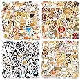 Girasore 200 PCS Cute Dog Stickers for Kids Teens, Cartoon Dog Vinyl Stickers Waterproof for Water Bottle Laptop Scrapbooking Skateboard, Kawaii Pack