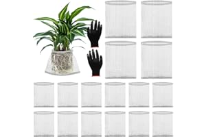 FROIDESENTE 16 Pcs Root Guard Gopher Proof Stainless Wire Steel Baskets, 1 Gallon Broad Gophers Moles Voles Mesh Baskets Protect Plant Roots Tubers Trees Flowers Crops (16 Pcs 1 Gallon Broad)