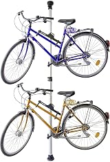 Relaxdays Telescoping Bike Stand 2 Bicycles Adjustable 160-340cm Aluminium view 1