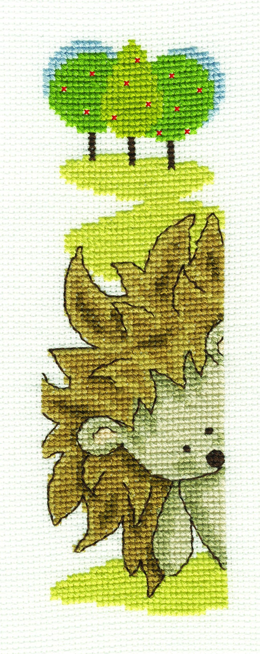 DMCCreative world The Fabulous Forest Looking Out Cross Stitch Kit, Cotton, Multi-Colour