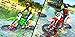 Beach Water Surfer Bike Racing