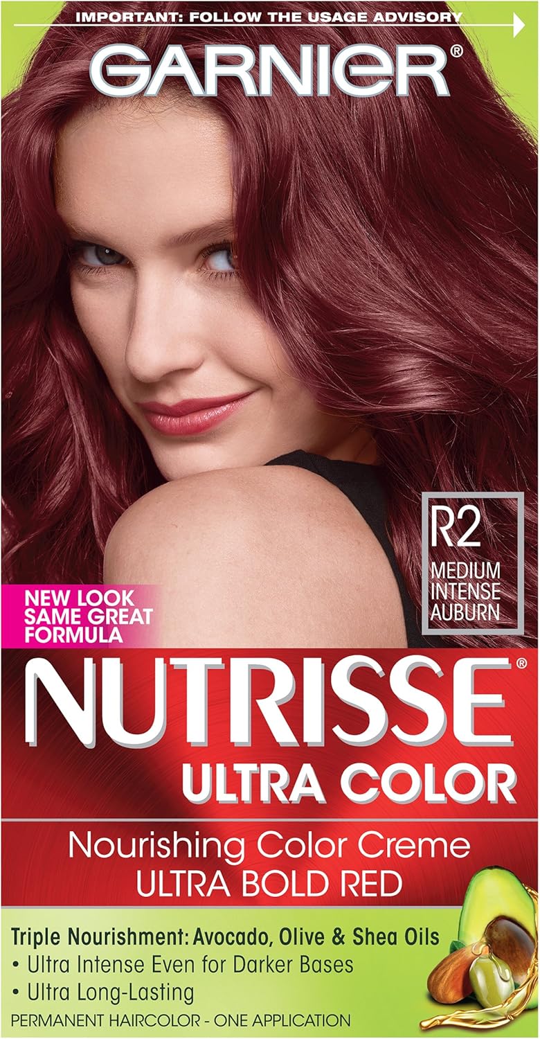 Garnier Nutrisse Nourishing Permanent Haircolor R2 Medium Intense