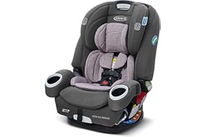 Graco 4Ever DLX SnugLock 4 in 1 Car Seat | Infant to Toddler Car Seat, with 10 Years of Use | Featuring Easy-Install SnugLock Technology, Leila , 21x19x24.5 Inch (Pack of 1)