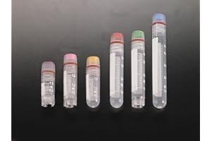 Simport T301-1 Cryovial Internal Thread Design Cryogenic Vial with Silicone O-Ring Seal, Self-Standing, 1.2 mL Capacity (Pack