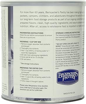 Amazon Com Backpacker S Pantry Pasta Vegetable Parmesan 33