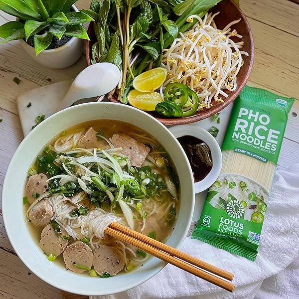 LOTUS FOODS NOODLES RICE PHO ORG 8 OZ