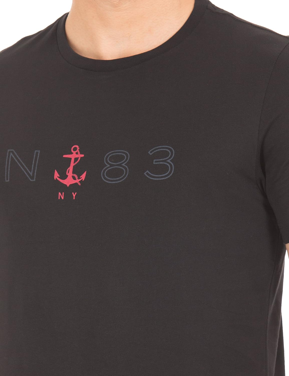 nautica men's printed slim fit t-shirt