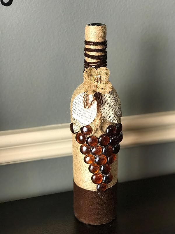 Wine Bottles. Glass Bottles. Decorated Bottles. Decoupage