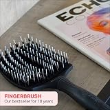 Olivia Garden Fingerbrush Combo Large – Detangler Brush with Boar & Nylon view 2