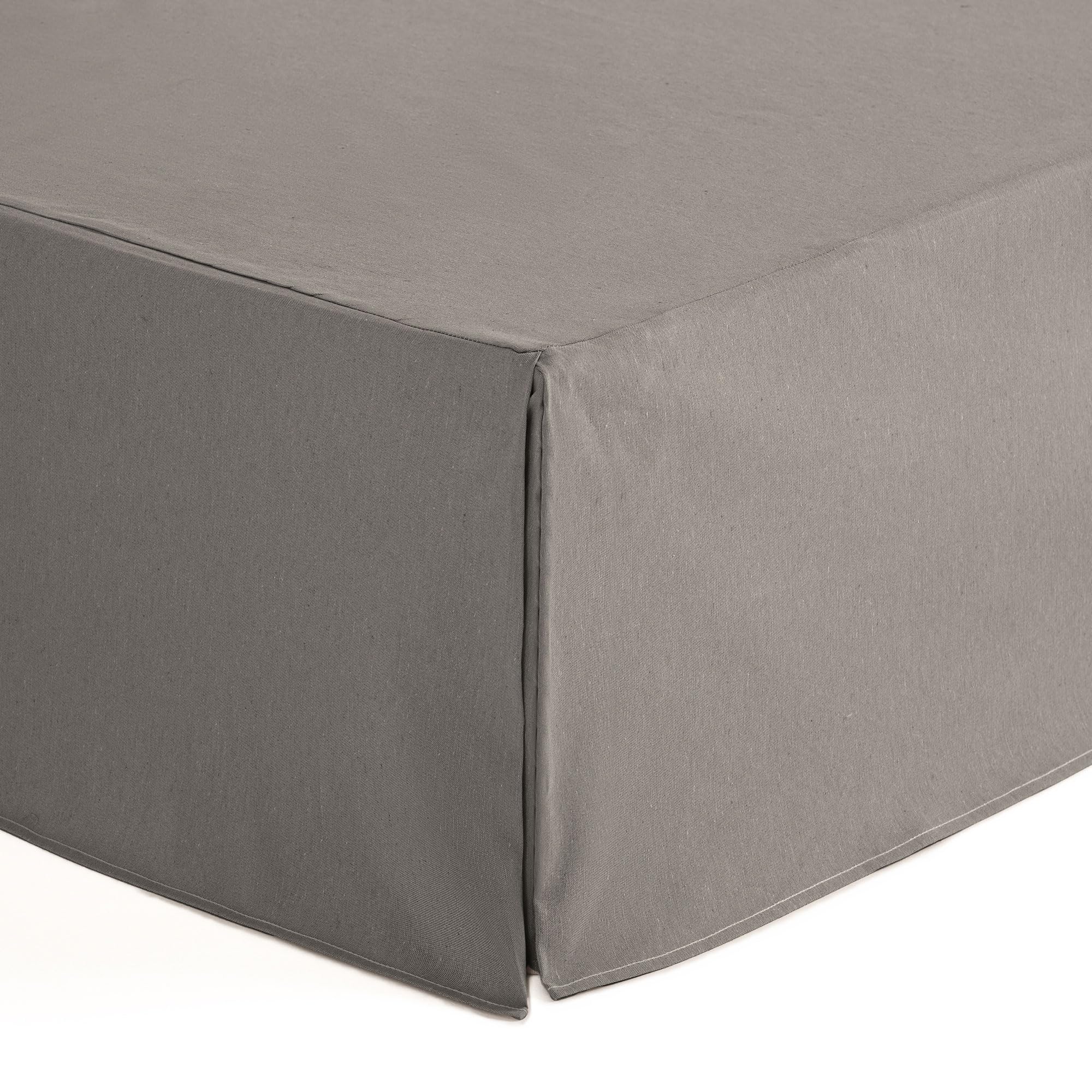 Bed Cover 150 x 190 / 200 cm Bed Base Cover 150 cm – Grey