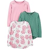 Simple Joys by Carter's Baby-Girls Long-Sleeve Shirts, Pack of 3