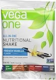 Vega One All-In-One Plant Based Protein Powder, French Vanilla, 1.5 oz (10 Count)
