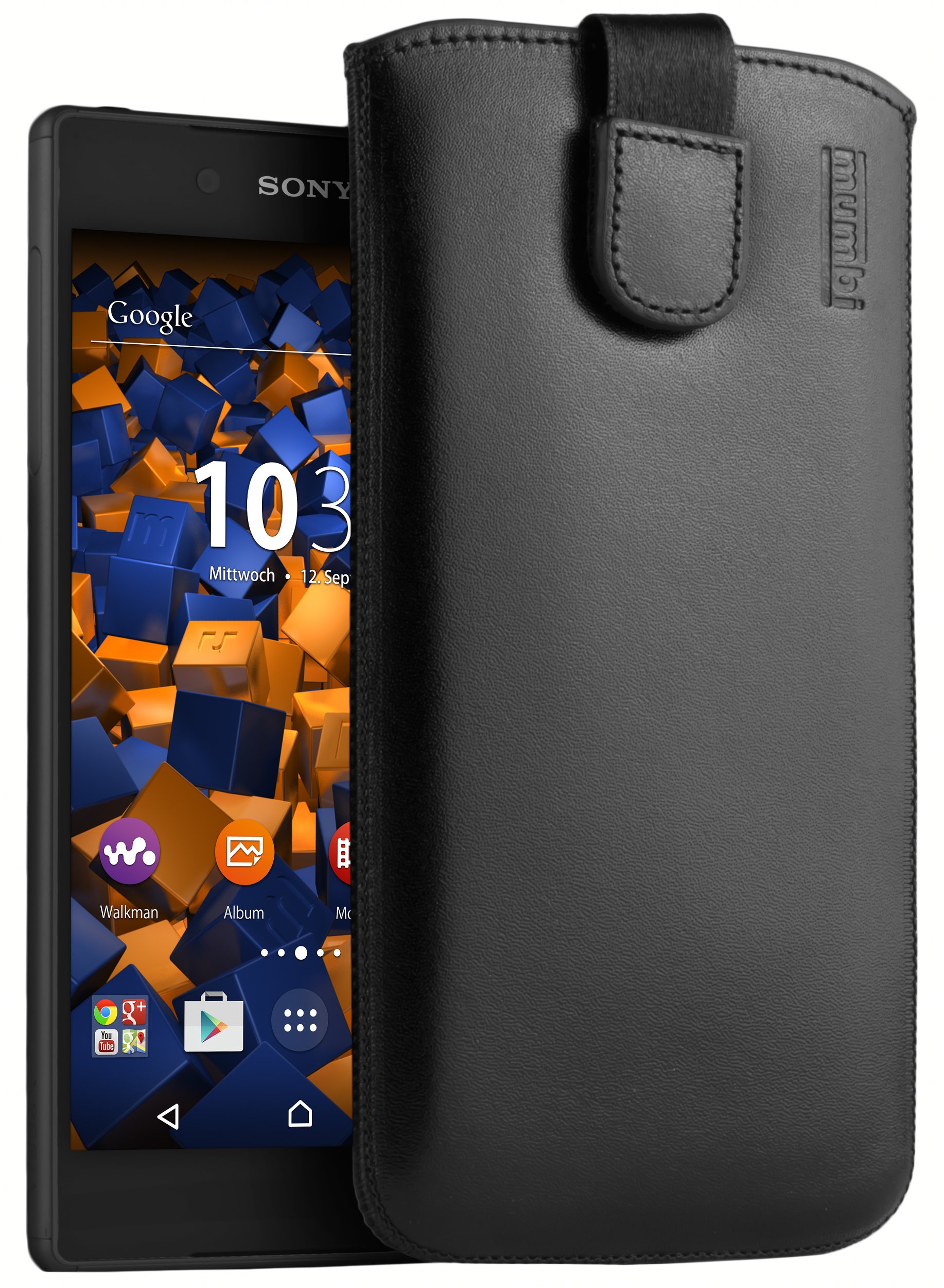mumbi leather phone case for Sony Xperia black Xperia Z5 โ image 1