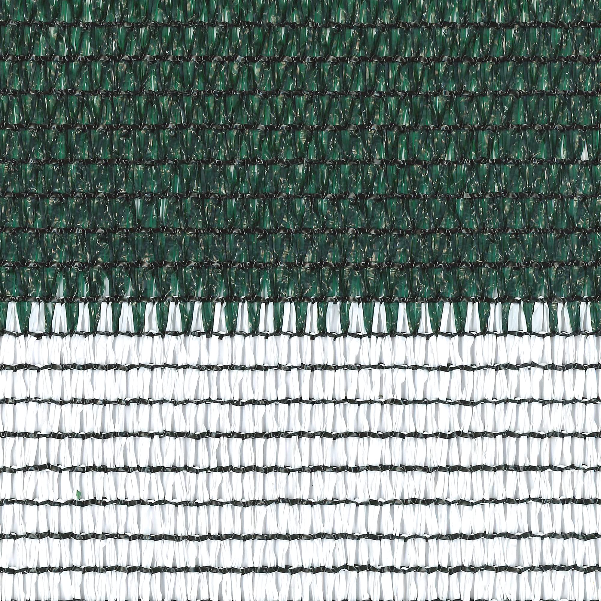 TENAX Soleado Sport Screen Fabric Net Two-Tone 2 x 5 m, White/Green, 2 x 5 m
