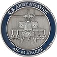 United States Army Aviation AH-64 Apache Helicopter Challenge Coin