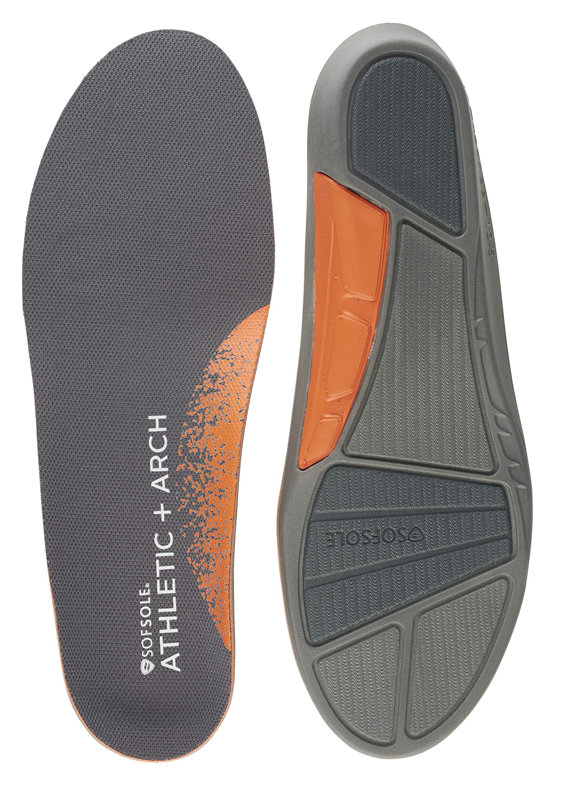 Photo 1 of Sof Sole Women's Athletic High Arch Performance Full-Length Insole, Black, 8-11