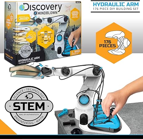 science discovery hydraulic robot arm