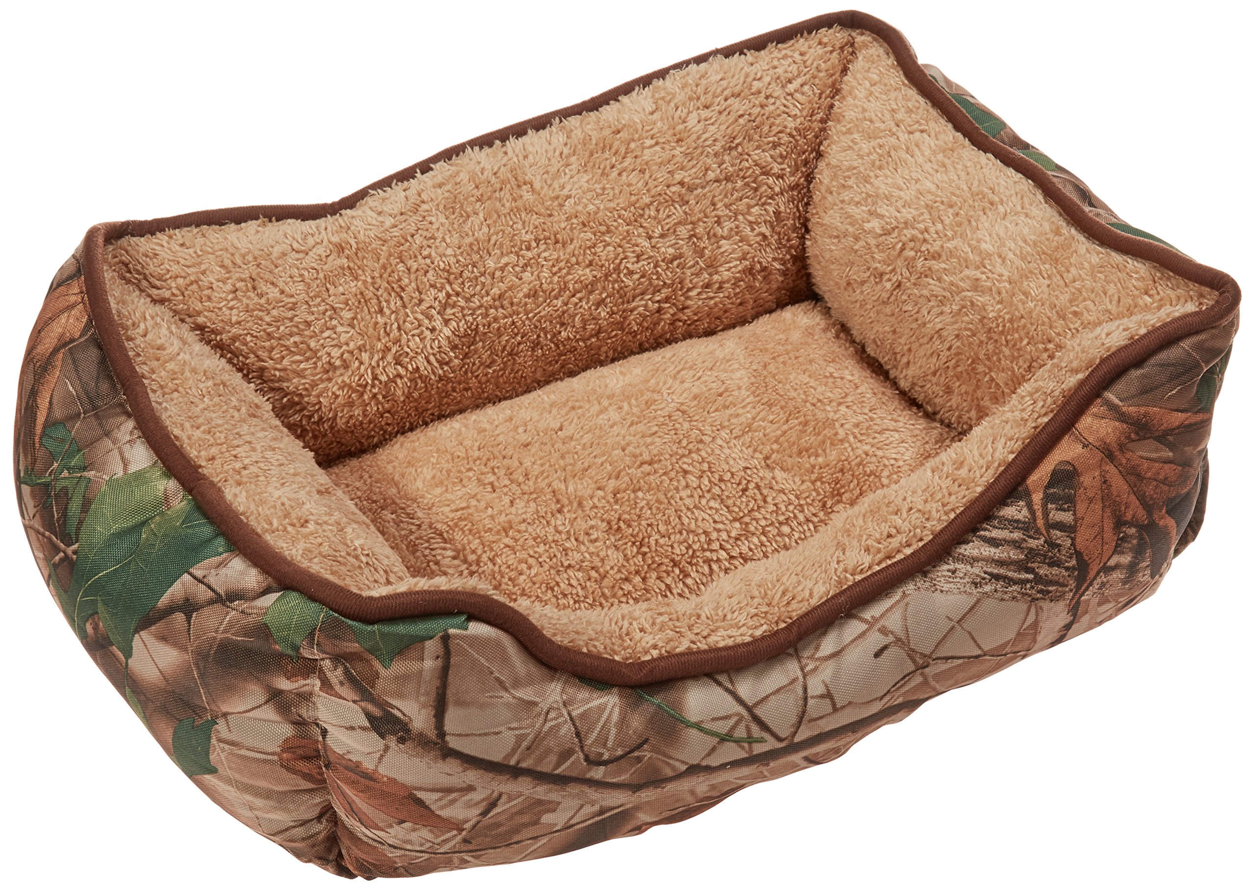 Camouflage Dog Bed Extra Fluffy Ecofriendly Polypropylene Fiber Non Slip Bottom Machine Washable Rectangle Pet Bed