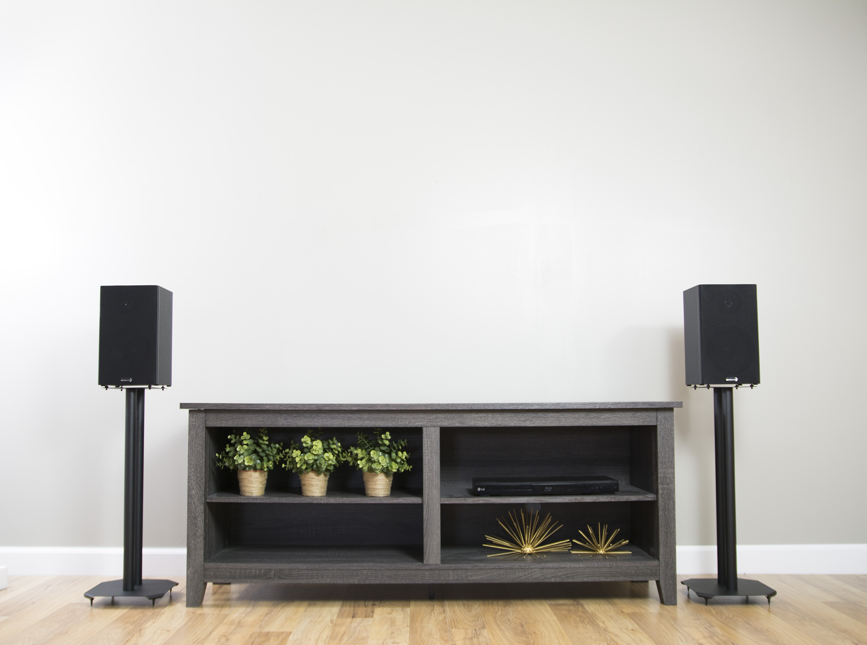 VIVO Premium Universal Floor Speaker Stands for Surround Sound & Book