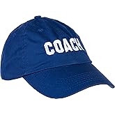 Coach | Coaching Baseball Hat - Royal Blue, Red, Green, Navy, Black Men Women Cap