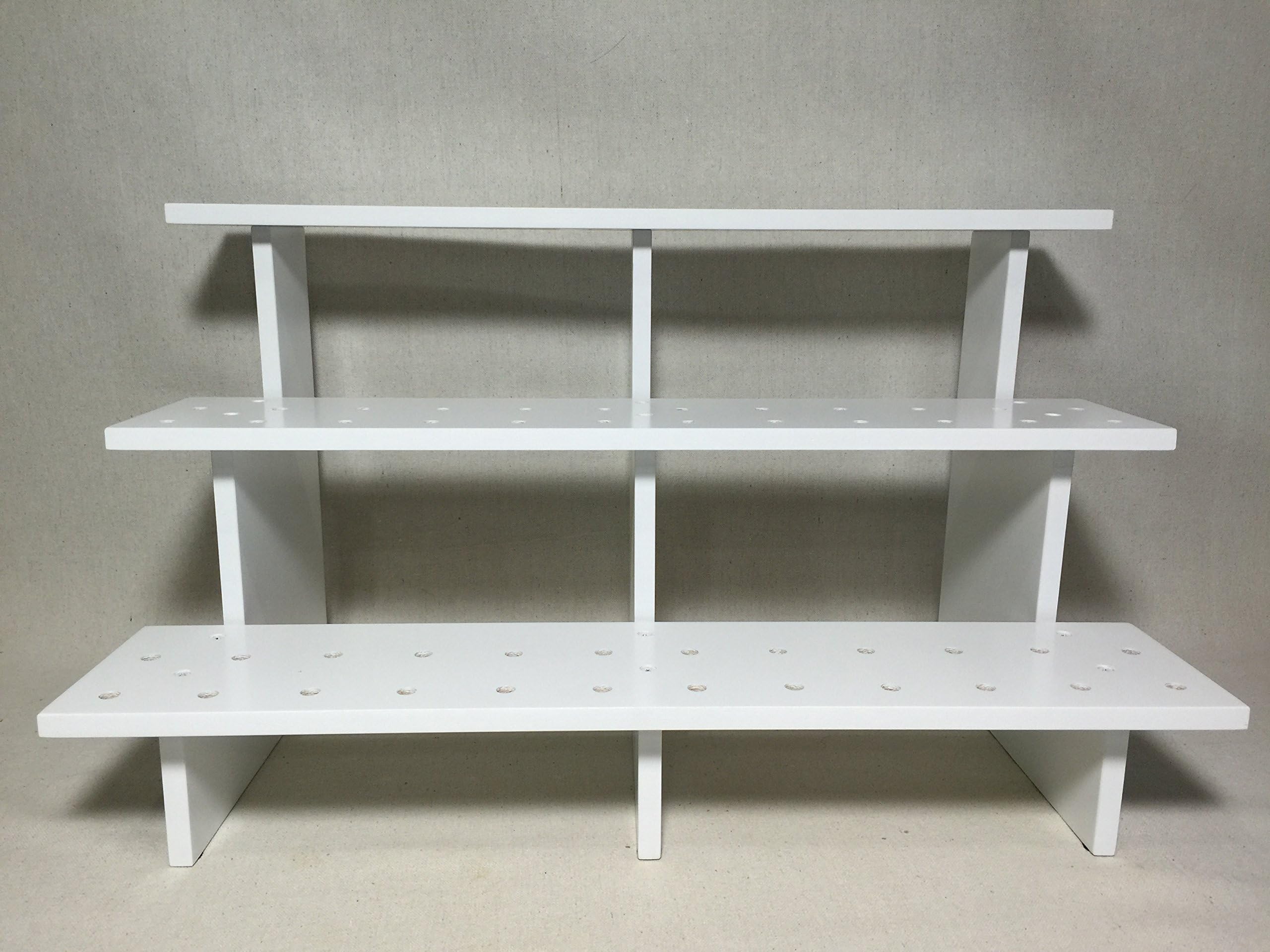 Bleacher Seat Style Push Pop Stand. Holds 72 Push Pops.