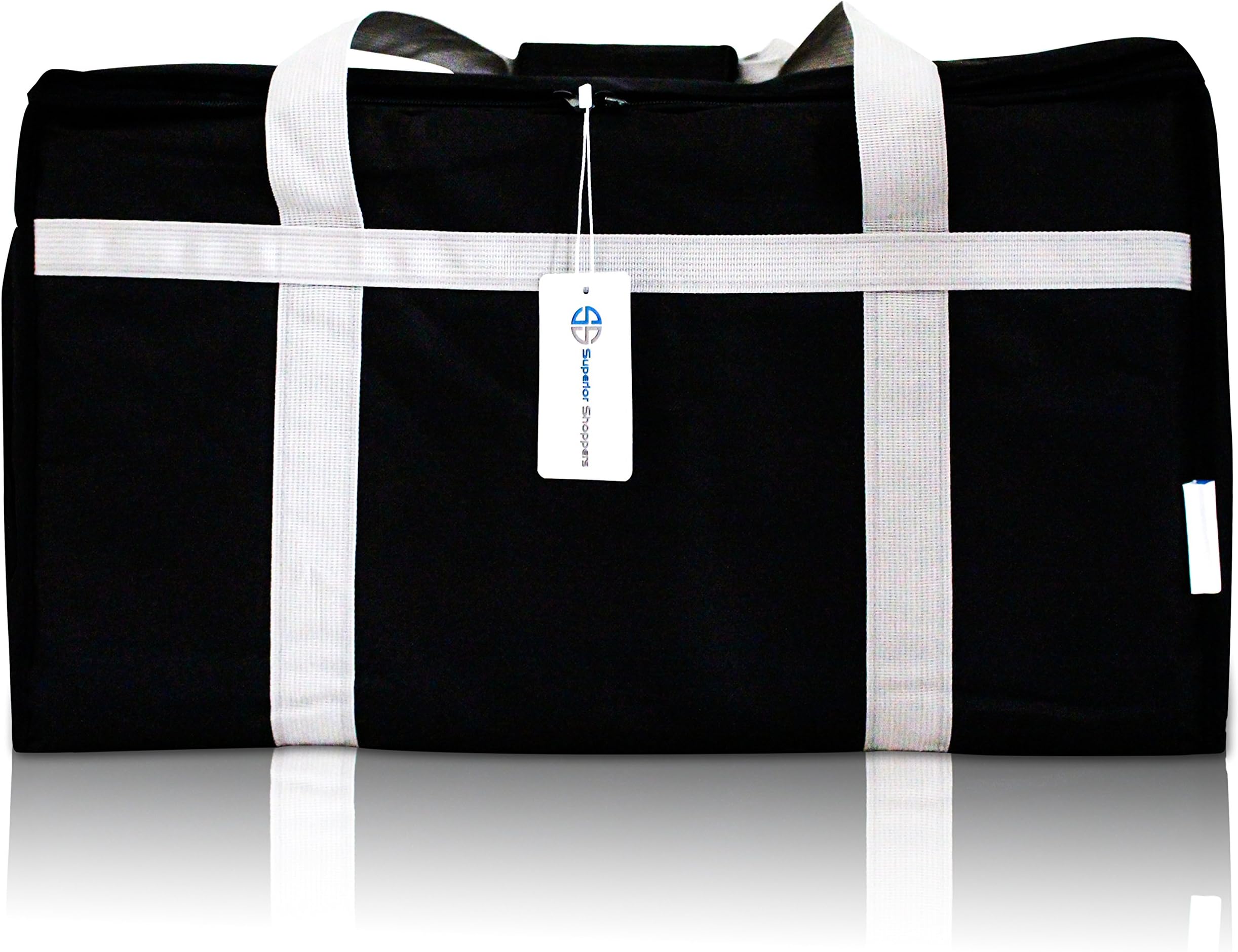 Insulated Food Carrier Bag: Multi-Purpose | Lightweight | Reusable |Commercial Quality Grade | Insulated Carrier Bag for Hot and Cold Temperatures with Extra Storage by Superior Shoppers