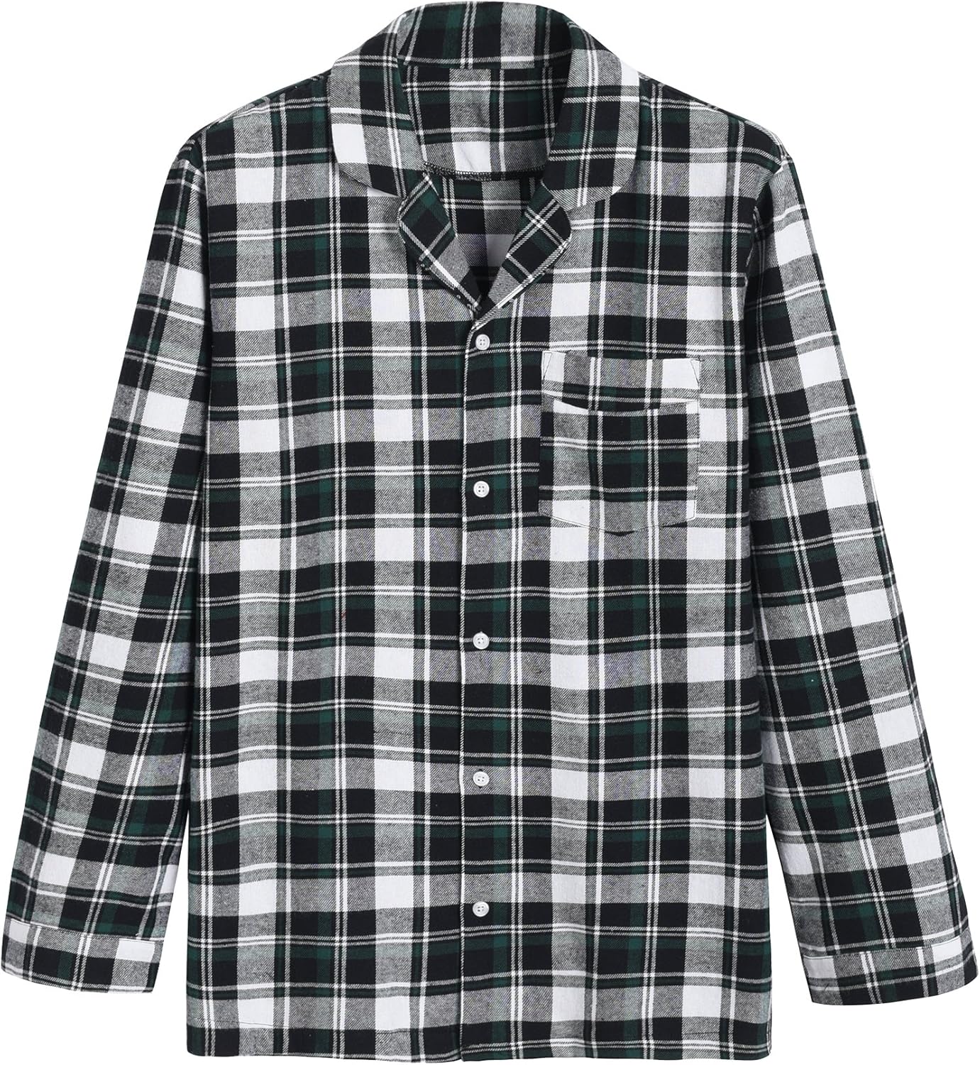 Latuza Men’s Cotton Pajama Set Plaid Woven Sleepwear at  Men’s Clothing store