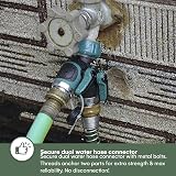 2WAYZ 2 Way Hose Splitter Heavy Duty All Metal Zinc Alloy Garden Faucet Y view 2