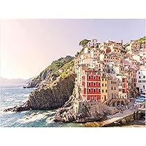 Galison Gray Malin Cinque Terre Puzzle - 1000 Piece Italian Photography Puzzle In Book-Style Box