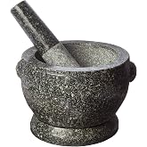 Large 8 Thai Granite Mortar and Pestle and The proper view
