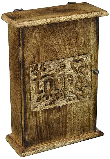 Jamun Key Box Holder Premium Quality Wooden Vintage Look Wall