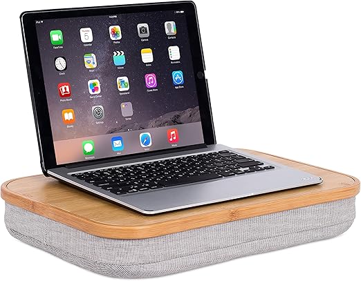 Amazon Com Birdrock Home Bamboo Lap Desk With Laptop Storage