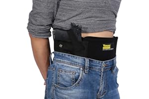 Yosoo Belly Band Holster Concealed Carry Adjustable Hand Gun IWB Holsters with Magazine Pouch for Men Women, Fits Glock 19 43