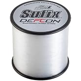 Sufix Defcon Fluorocarbon Fishing Line, Heavy-Duty Line with Extreme Abrasion Resistance and Strength, Clear, 14 lb