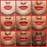 Oulac Matte Liquid Lipstick Coral Red M07 Vegan Non Transfer view 4