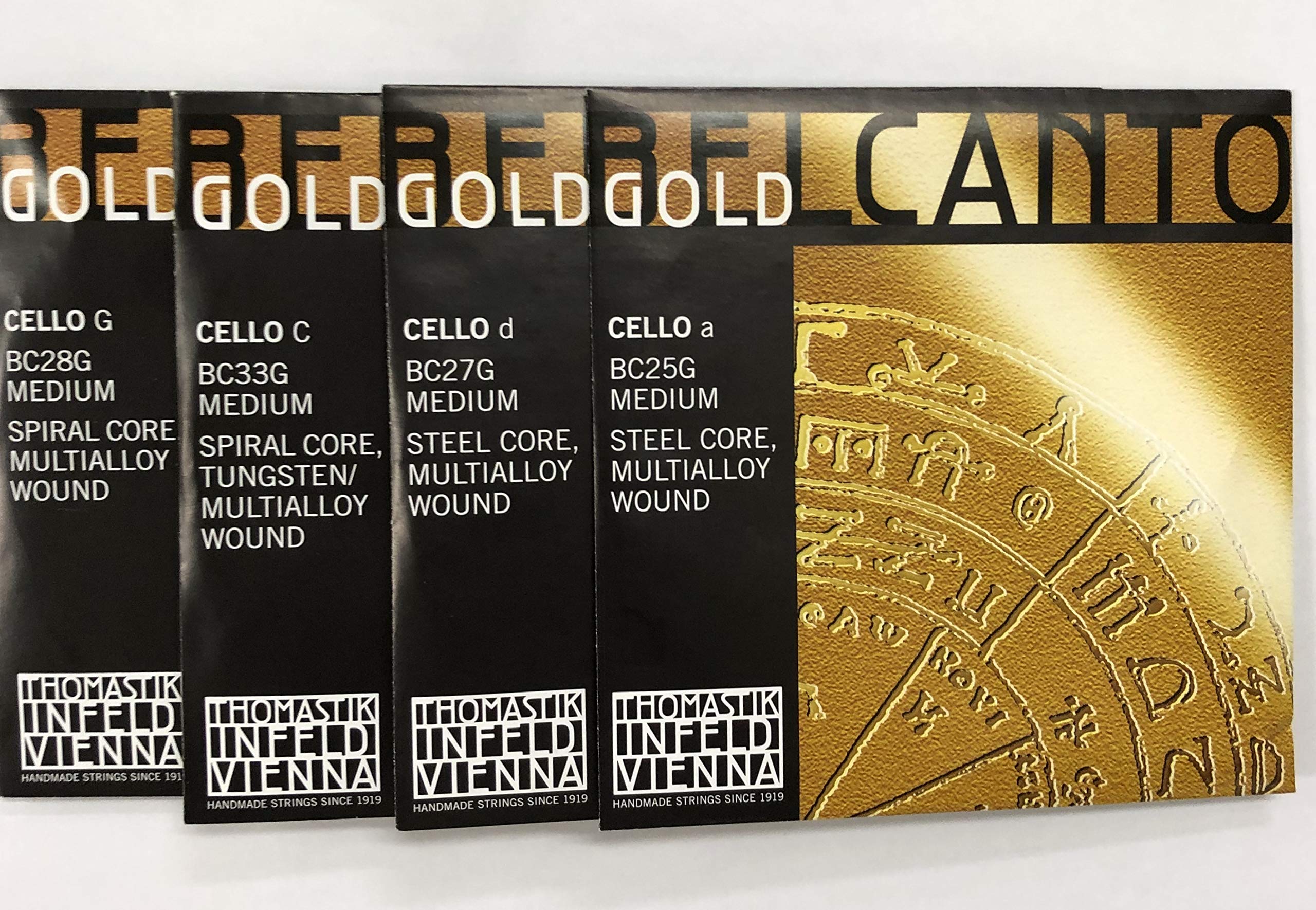 Thomastik Saiten für Cello Belcanto Gold Satz 4/4 mittel