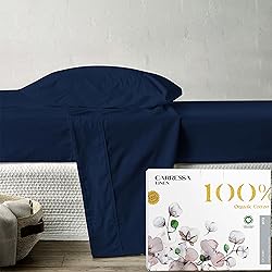 Carressa Linen 100% Organic Cotton Twin XL Bed