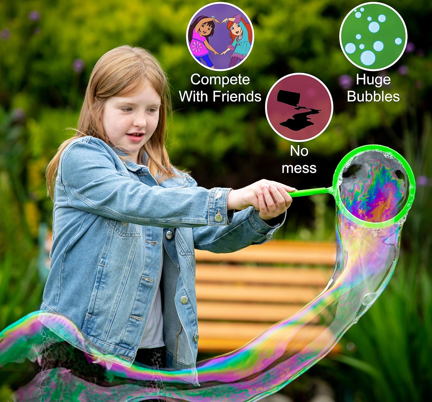 Toyland® Giant Bubble Making Kit/Solution - Create Huge Bubbles - Outdoor Toys - Garden Games (Bubble Kit) - Image 3