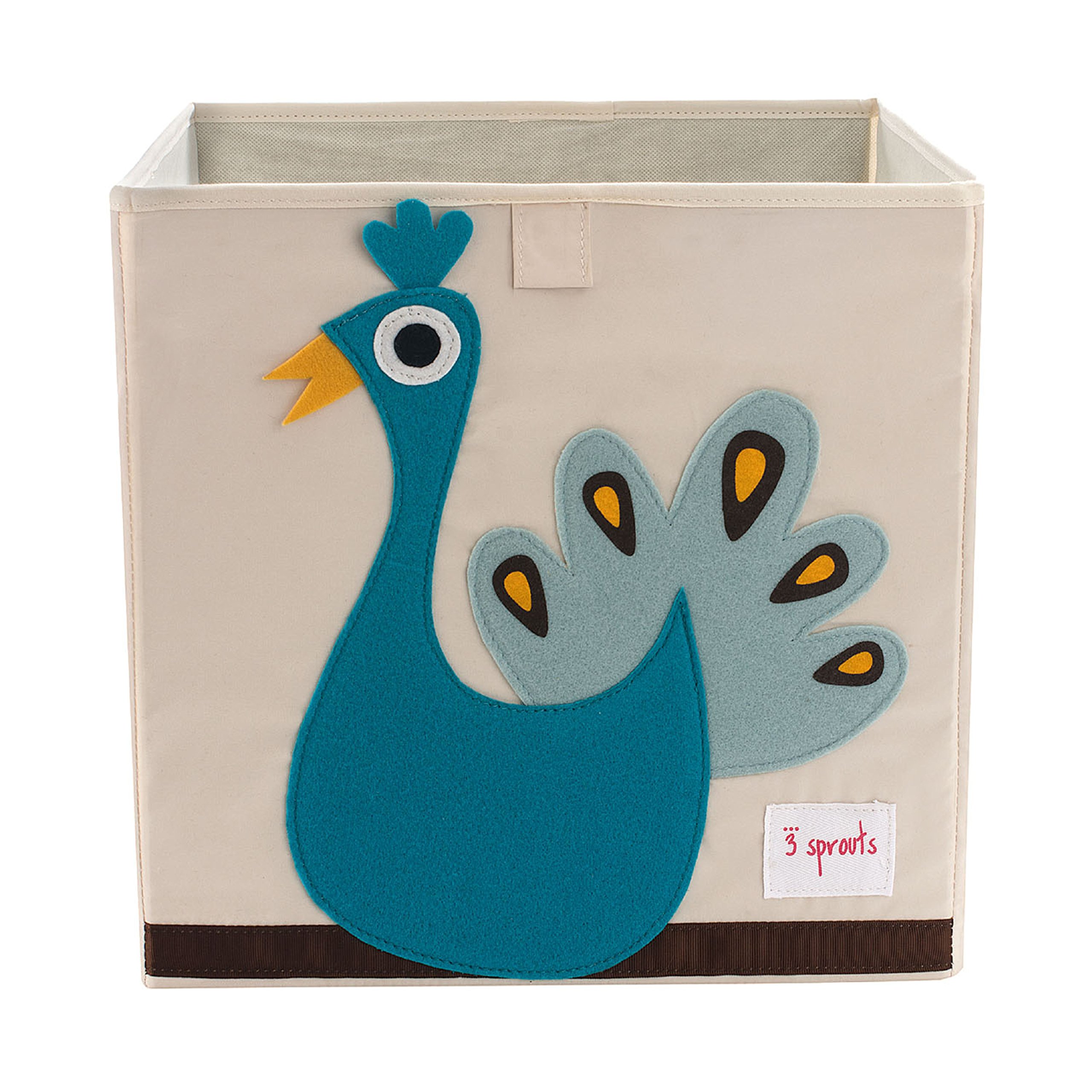 3 SproutsStorage Box - Blue Peacock